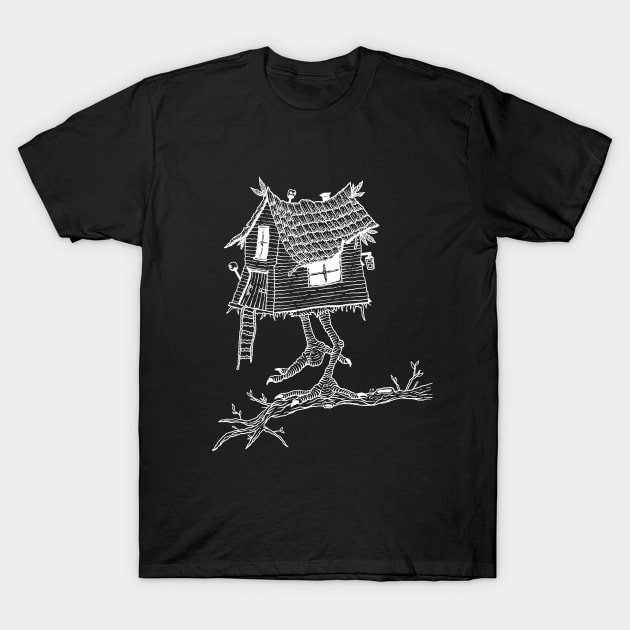 Baba Yaga House T-Shirt by LadyMorgan